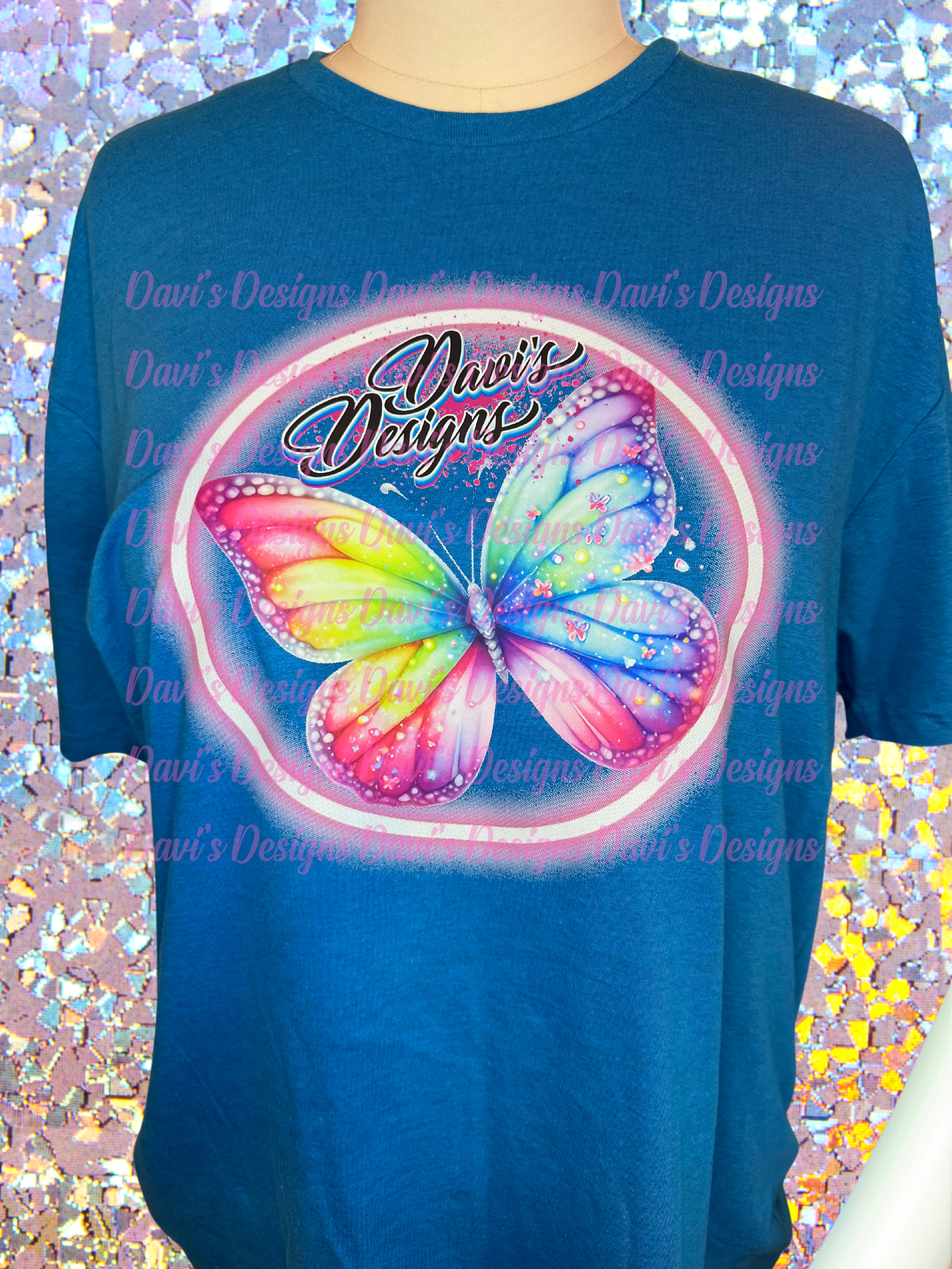 Butterfly Davi's Designs Logo