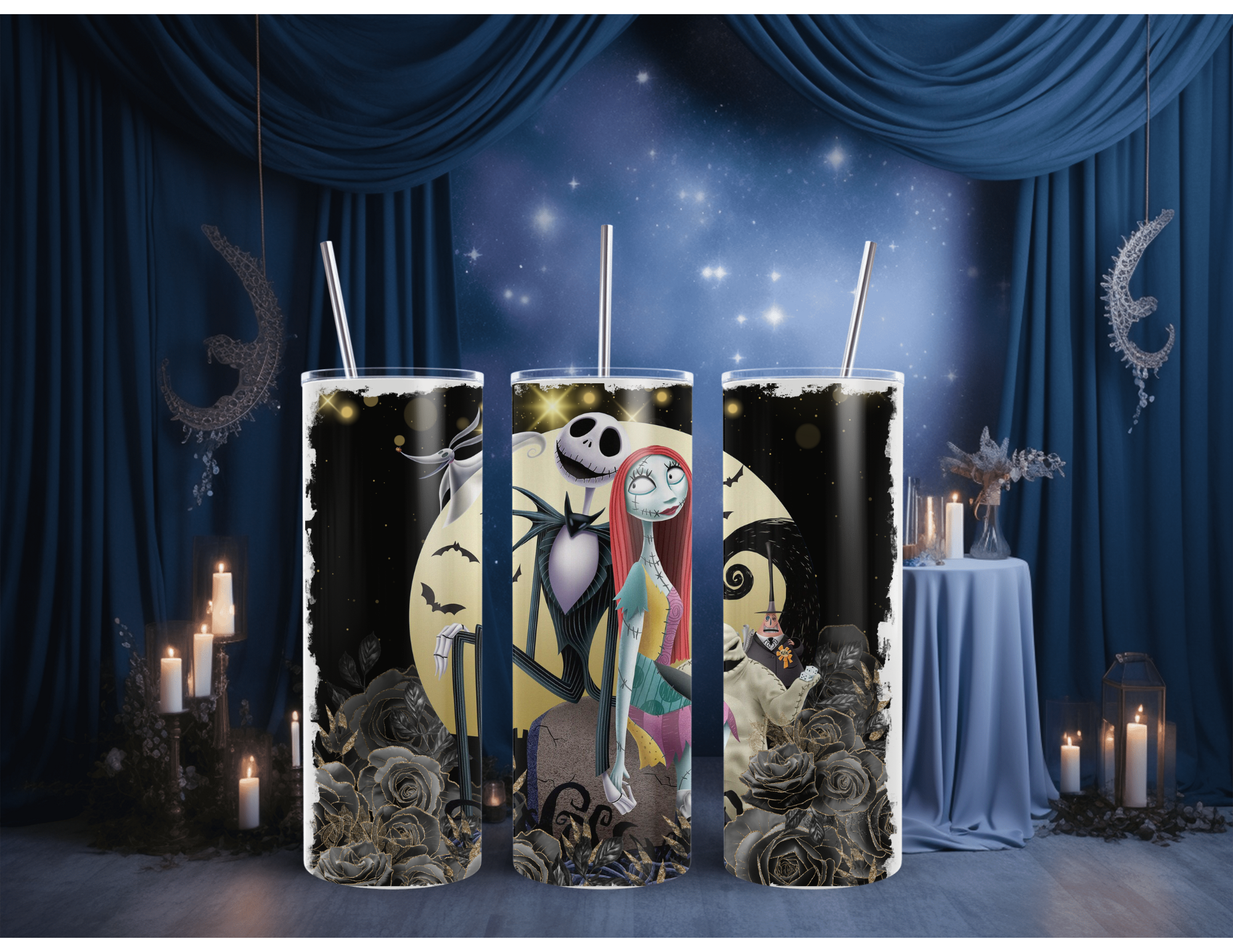 Jack & Sally - Nightmare Before Christmas Tumbler