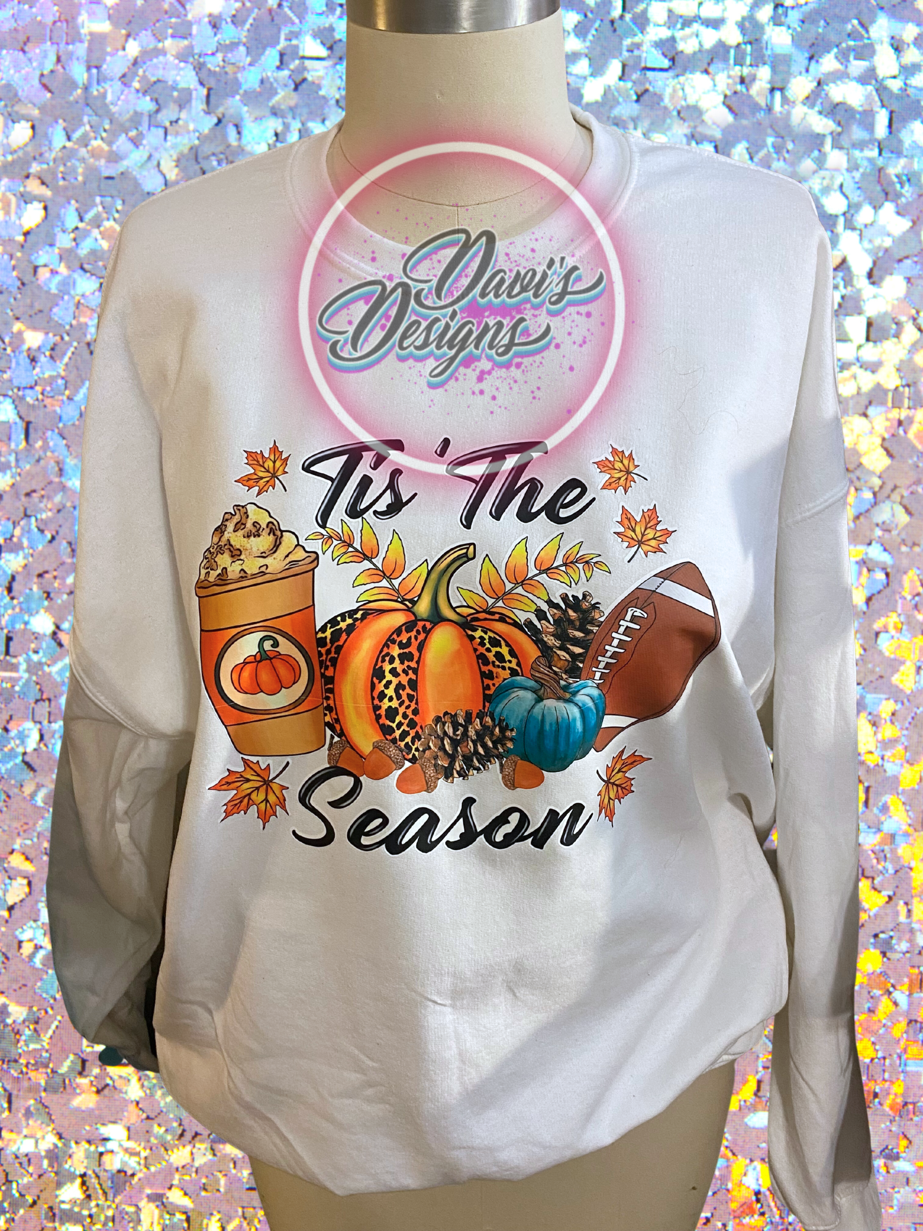 Tis The Season Sweatshirt Sublimation on Vinyl