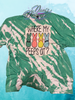 Heather Irish Green bleach patterned tee with easter peeps saying Where My Peeps At?